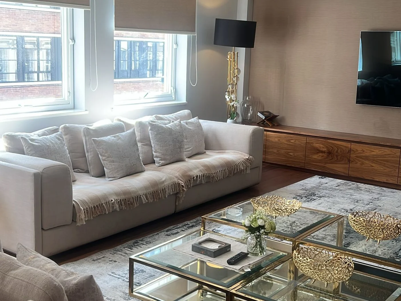 An elegant, freshly cleaned living room in Craigavon
